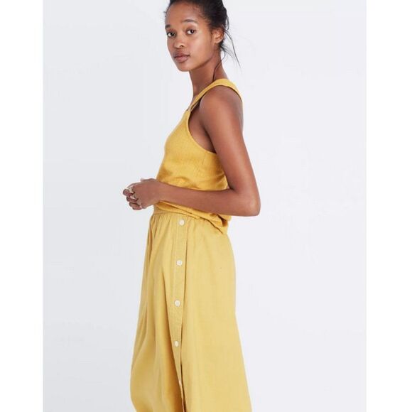 Madewell Apron Cross-Back Tank Top - Picture 3 of 11